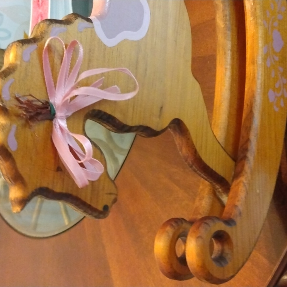 Solid Wood Handmade Rocking Horse - Picture 3 of 3